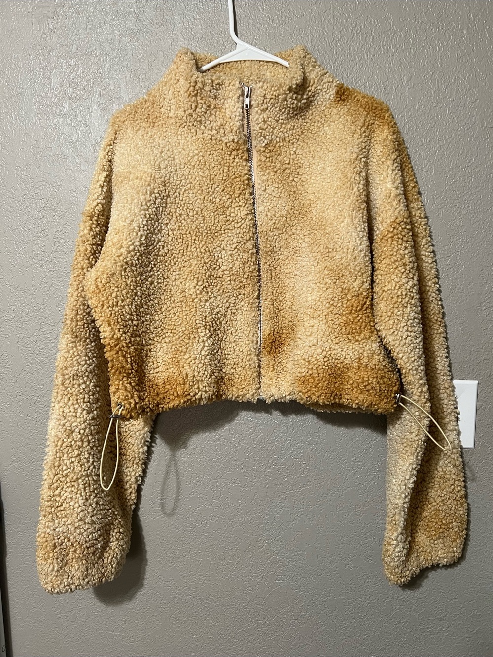 I.AM.GIA Cozy Cropped Sherpa Jacket - Camel
